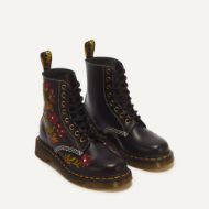 Снимка на DR. MARTENS ДАМСКИ ОБУВКИ 1460 PASCAL FLORAL 8-EYE LACE UP LEATHER BOOTS WANAMA BLACK 2