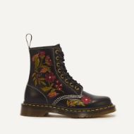 Снимка на DR. MARTENS ДАМСКИ ОБУВКИ 1460 PASCAL FLORAL 8-EYE LACE UP LEATHER BOOTS WANAMA BLACK 1