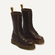 Снимка на DR. MARTENS ДАМСКИ ОБУВКИ 1B99 BEX 14 EYE AMBASSADOR LEATHER LACE UP BOOT DARK BROWN 2
