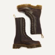 Снимка на DR. MARTENS ДАМСКИ ОБУВКИ 1B99 BEX 14 EYE AMBASSADOR LEATHER LACE UP BOOT DARK BROWN 4