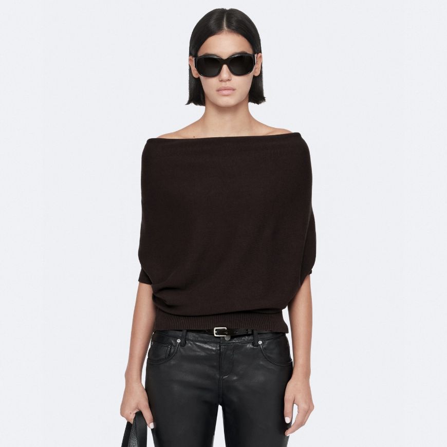 Снимка на ALLSAINTS ДАМСКИ ПУЛОВЕР ELLIE JUMPER OXBLOOD RED