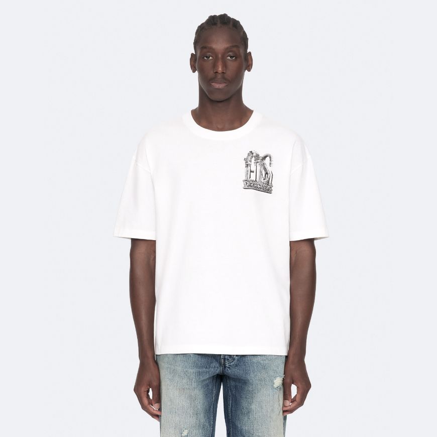 Снимка на ALLSAINTS МЪЖКА БЛУЗА SHRINES RELAXED GRAPHIC ASHEN WHITE