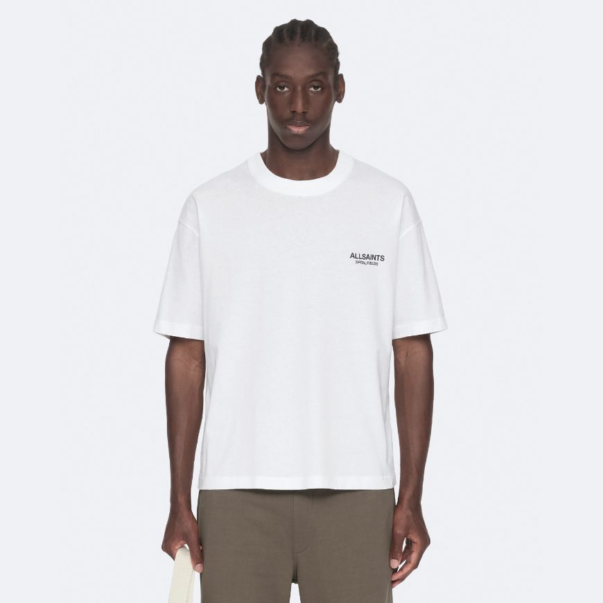 Снимка на ALLSAINTS МЪЖКА БЛУЗА SHADOW SHORT SLEEVE OPTIC WHITE