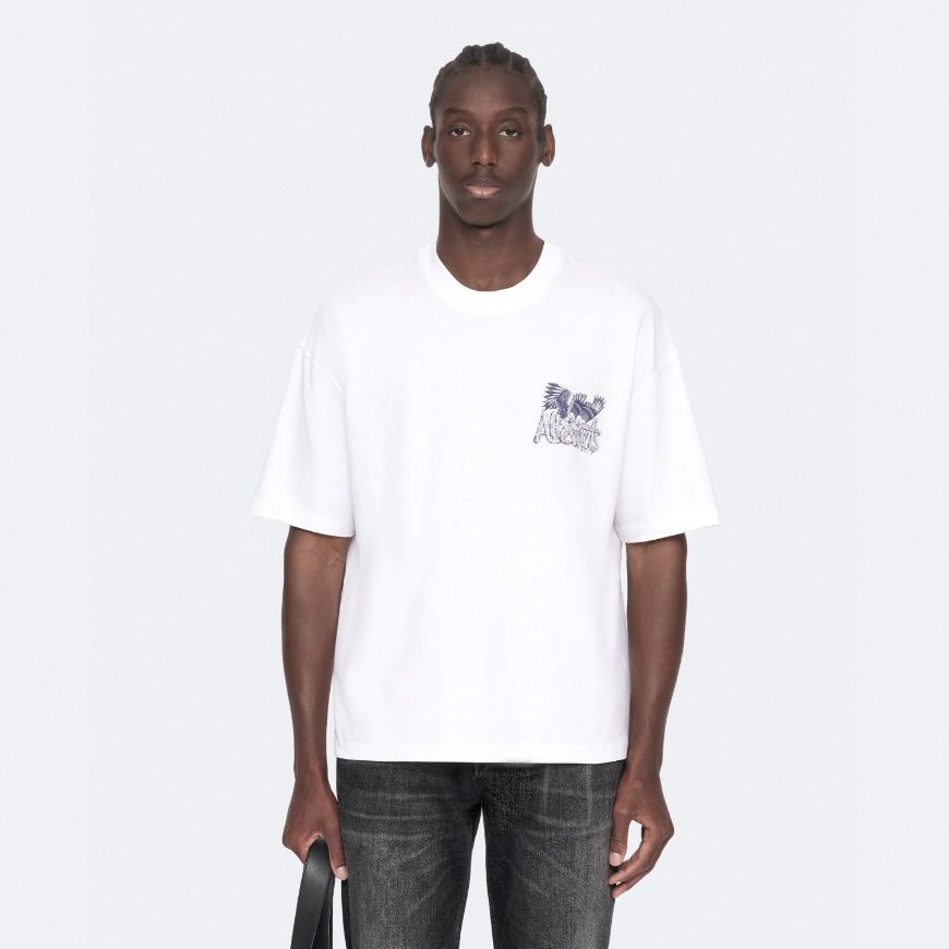 Снимка на ALLSAINTS МЪЖКА БЛУЗА BATTLES SHORT SLEEVE OPTIC WHITE