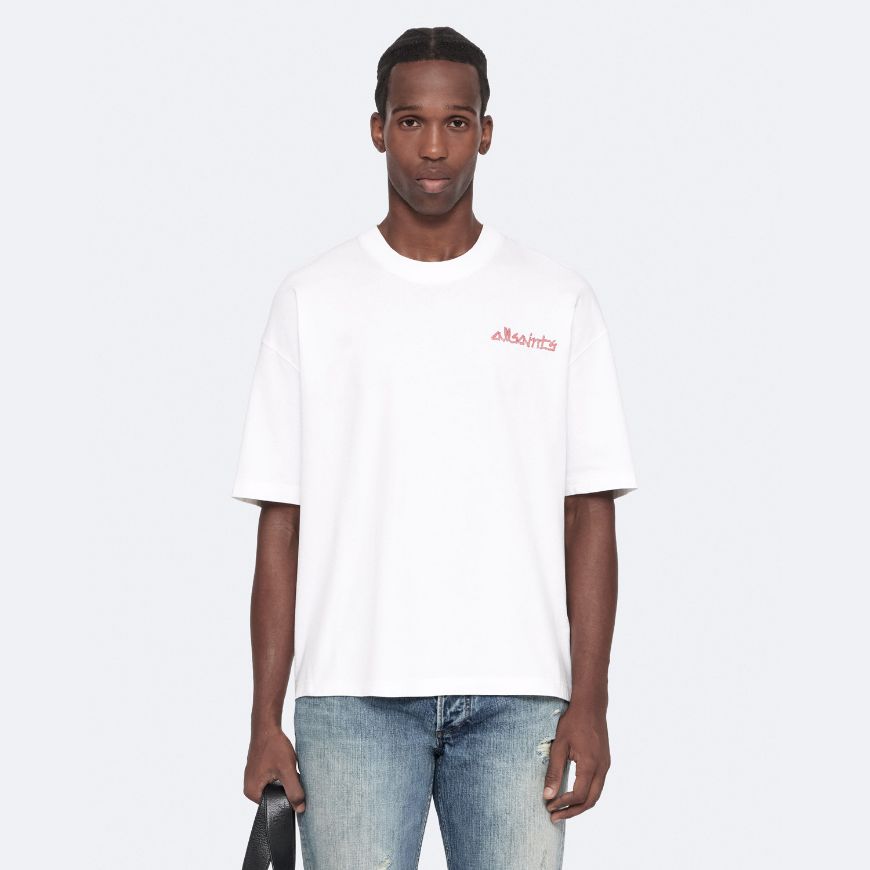 Снимка на ALLSAINTS МЪЖКА БЛУЗА STANZA SHORT SLEEVE OPTIC WHITE