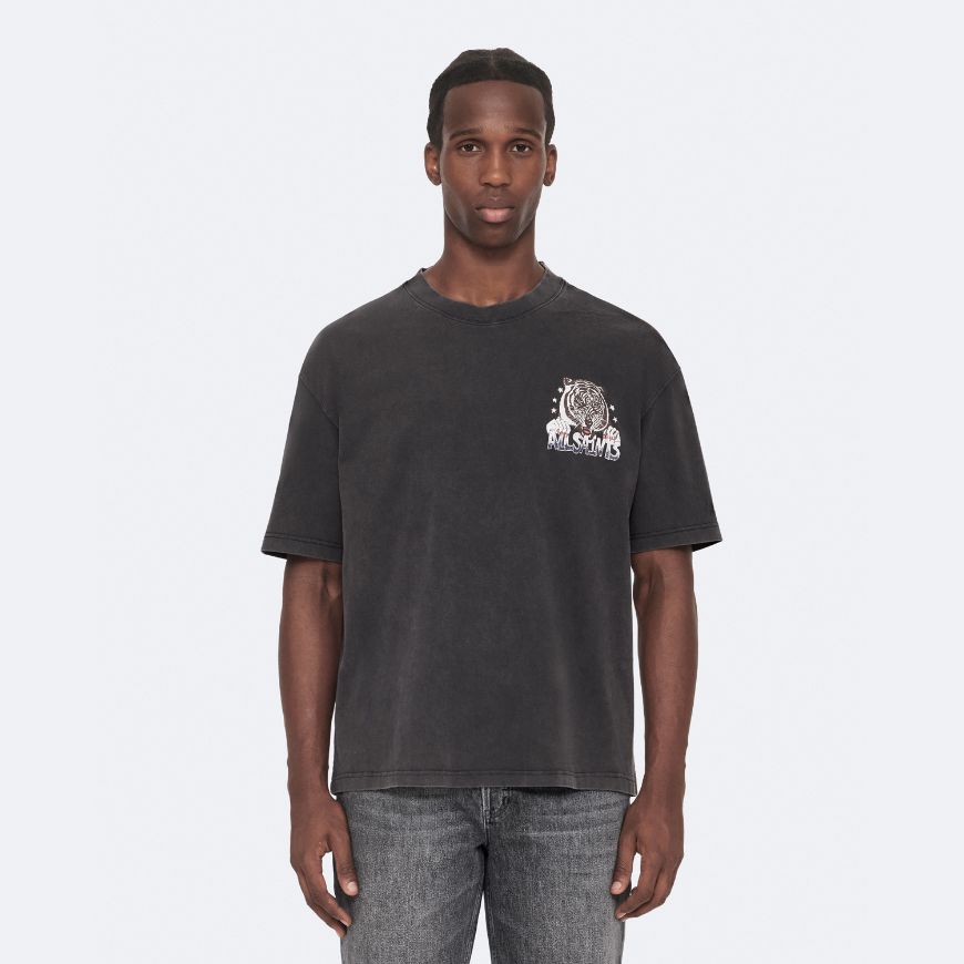 Снимка на ALLSAINTS МЪЖКА БЛУЗА TIGRESS SHORT SLEEVE WASHED BLACK