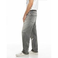 Picture of REPLAY INC. STRAIGHT-FIT COTTON DENIM JEANS MEDIUM GREY 4