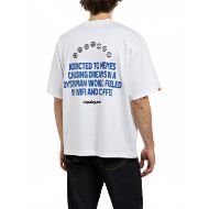 Picture of REPLAY INC. COTTON LOGO T-SHIRT OPTICAL WHITE 2