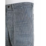 Picture of REPLAY MEN'S BRYEN REGULAR-FIT STRETCH FLOCK DENIM JEANS INDIGO/ECRU STRIPED 5