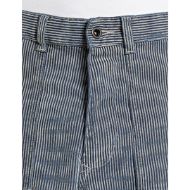 Picture of REPLAY MEN'S BRYEN REGULAR-FIT STRETCH FLOCK DENIM JEANS INDIGO/ECRU STRIPED 6
