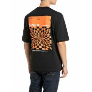 Picture of REPLAY MEN'S HIGHER ST. OVERSIZED T-SHIRT BLACK 2