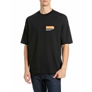 Picture of REPLAY MEN'S HIGHER ST. OVERSIZED T-SHIRT BLACK 1