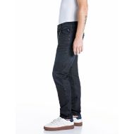 Picture of REPLAY MEN'S ARVYN SKINNY-FIT BLUE/BLACK STRETCH DENIM JEANS DARK BLUE 4