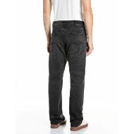 Picture of REPLAY MEN'S CLEY BOOTCUT-FIT BLACK COMFORT DENIM JEANS BLACK DELAVÉ 3