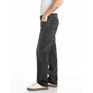 Picture of REPLAY MEN'S CLEY BOOTCUT-FIT BLACK COMFORT DENIM JEANS BLACK DELAVÉ 4
